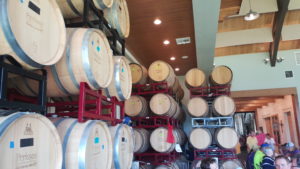 Perissos Vineyards barrels